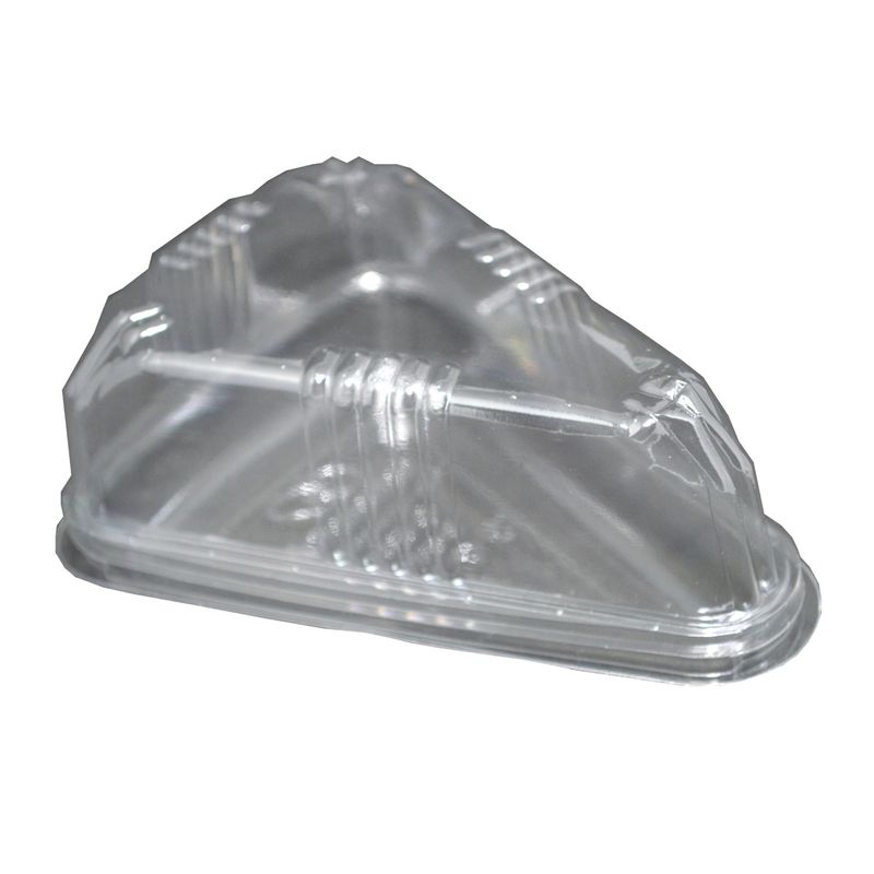 Embalagem em PET com Tampa Transparente Ref. G 630 Fatia Torta Galvanotek (10 unidades)