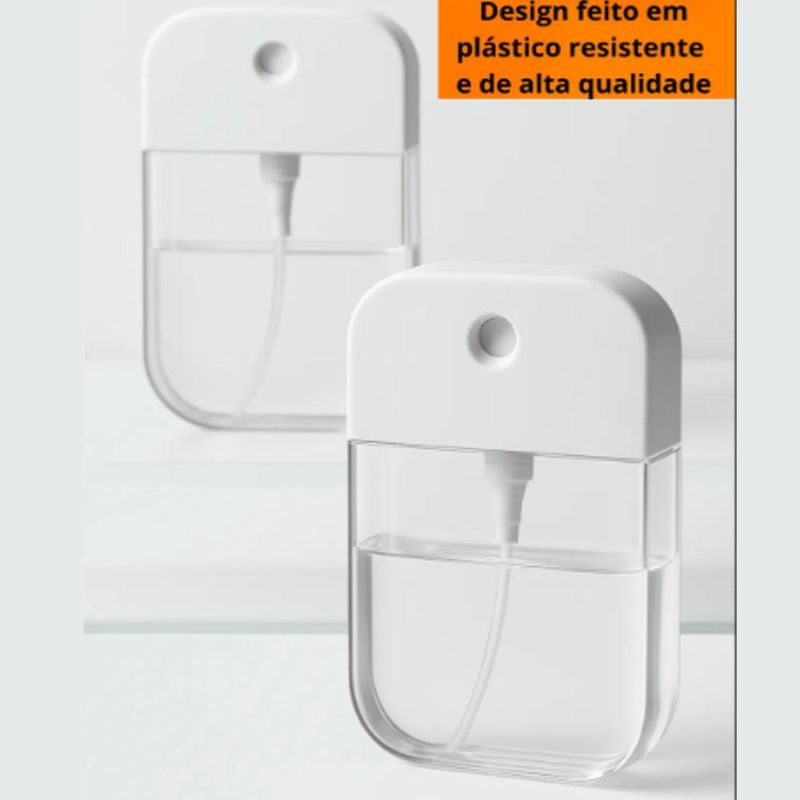 Frasco Spray Borrifador Recarregável P/ Porta Perfume 50ml (01 unidade)