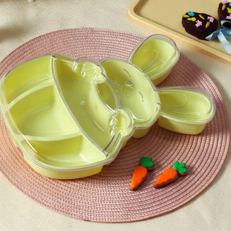 Fondue Box de Acrílico Petisqueira Coelho Amarelo Candy 1,3L BlueStar (01 unidade)