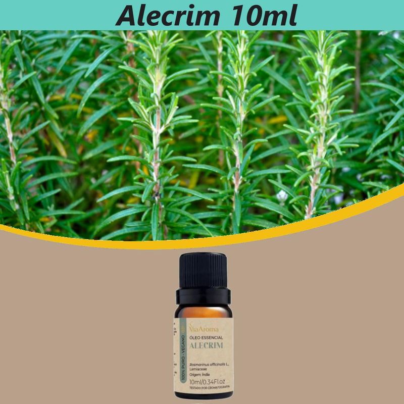 Óleo Essencial Alecrim Espanha Aroma (10ml)