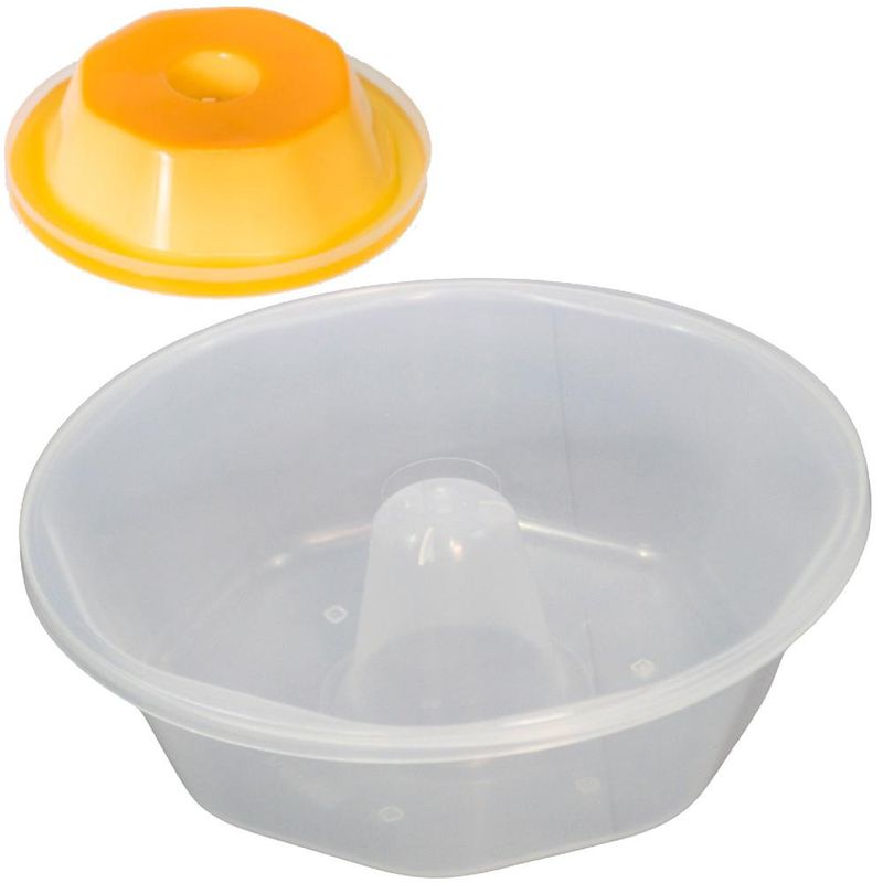 Forma P/ Pudim Família C/ Tampa 1100ml Plastilânia (5 unidades)