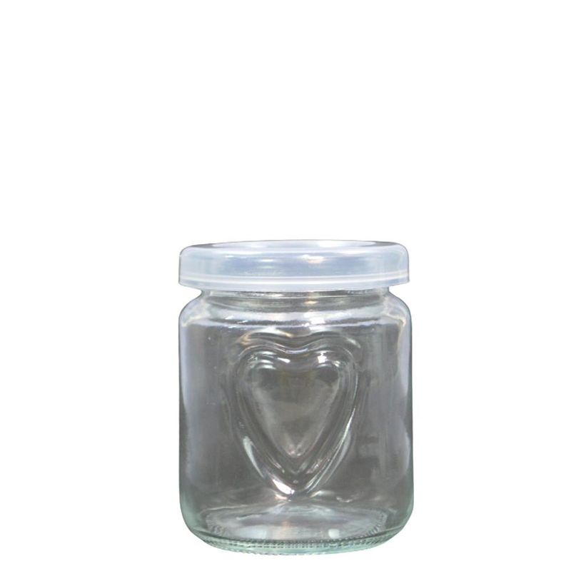 Pote de Vidro C/ Tampa Plástica 150ml 7.8x6cm Facilit.Ud (01 unidade)