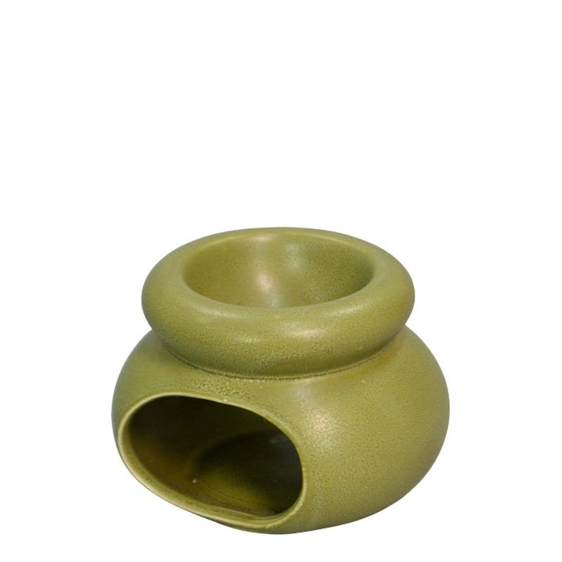 Difusor de Cerâmica Aquecido a Vela Verde 8.5x7x6.5cm Ref. DAM636 (01 unidade)