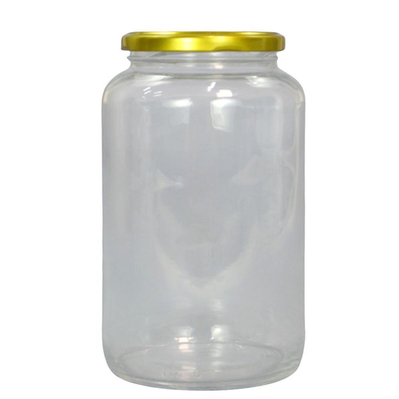 Pote de Vidro Redondo S/ Tampa P/ Conserva 810ml Ref. 9085 Nadir (01 unidade)