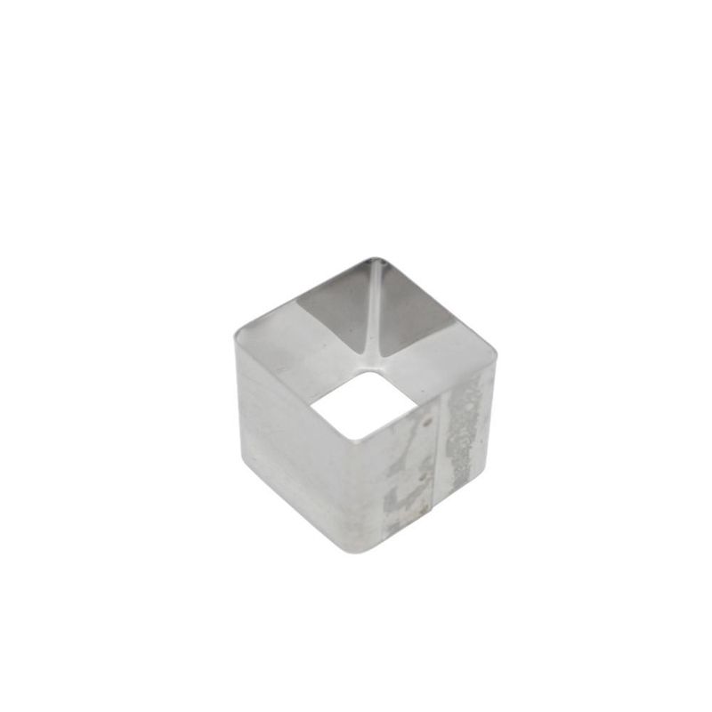 Cortador de Inox Quadrado N. 2 4x4 cm Ref. 0931 Caparroz (01 unidade)