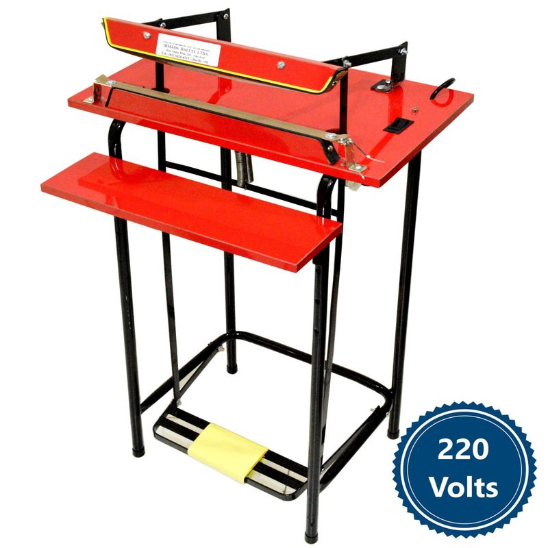Máquina Seladora Pedal de Sacos Plásticos 33cm PlastCard 110 / 220volts (01UND)