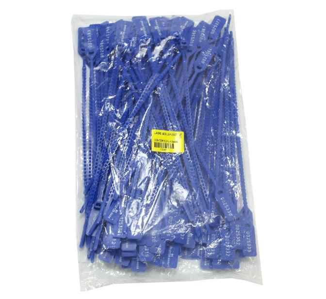 Lacre de Segurança LSP-26/27 Azul (100 unidades)