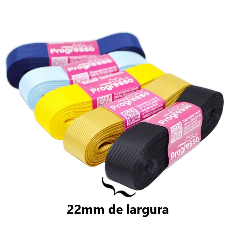 Fita de Gorgurão GP 005 Progresso (10 metros)-206-rosa-claro-22mm