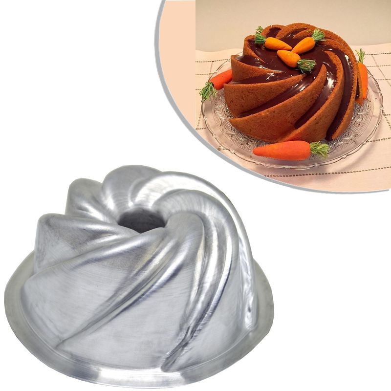 Forma de Alumínio Vulcão Pequena 13x6cm Ref. 3194 Caparroz (01 unidade)