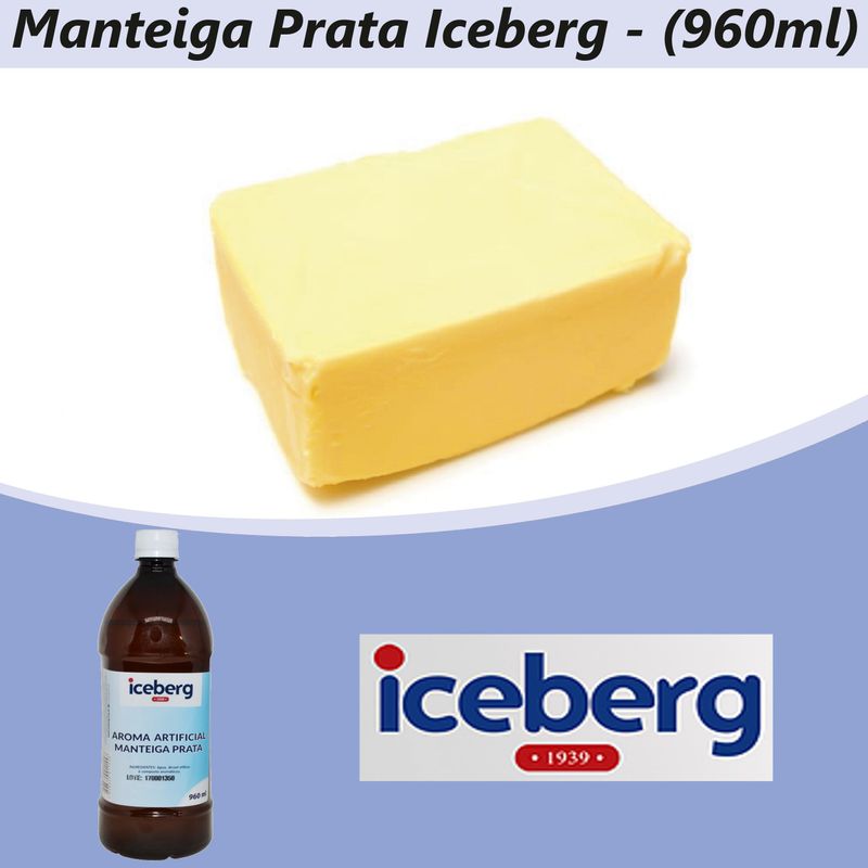 Aroma Artificial de Manteiga Prata Iceberg (960ml)