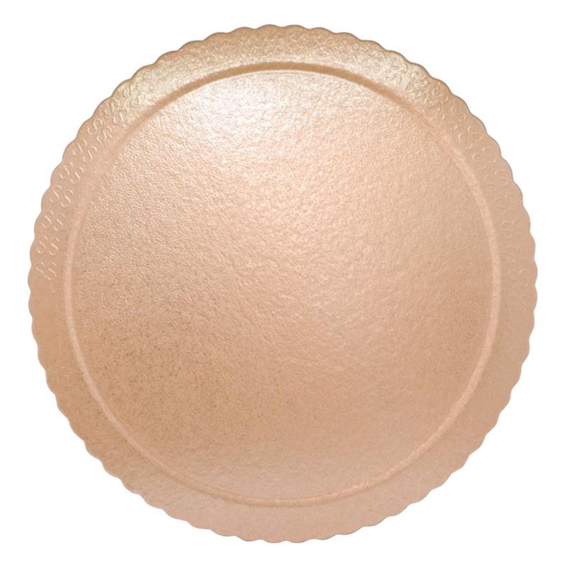 Cakeboard Redondo Ouro Rose 24cm Ultrafest (1 unidade)