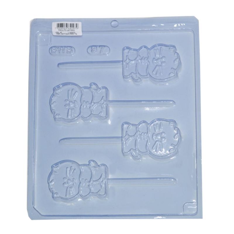 Forma em Acetato Pirulito Gatinho RF-97 BWB (01UND)