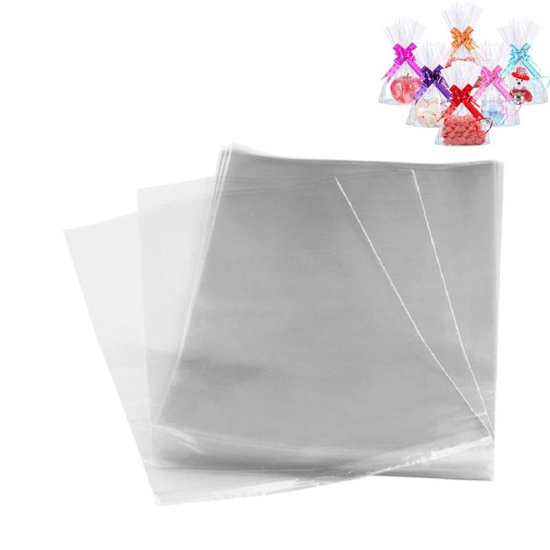 Saco para Presente Transparente 25x37cm Ref.: ST 2537312 Riacho Embalagens (50 unidades)