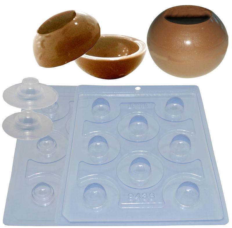 Forma em Acetato com Silicone Esfera com Furo Ref. 9436 BWB (01UND)