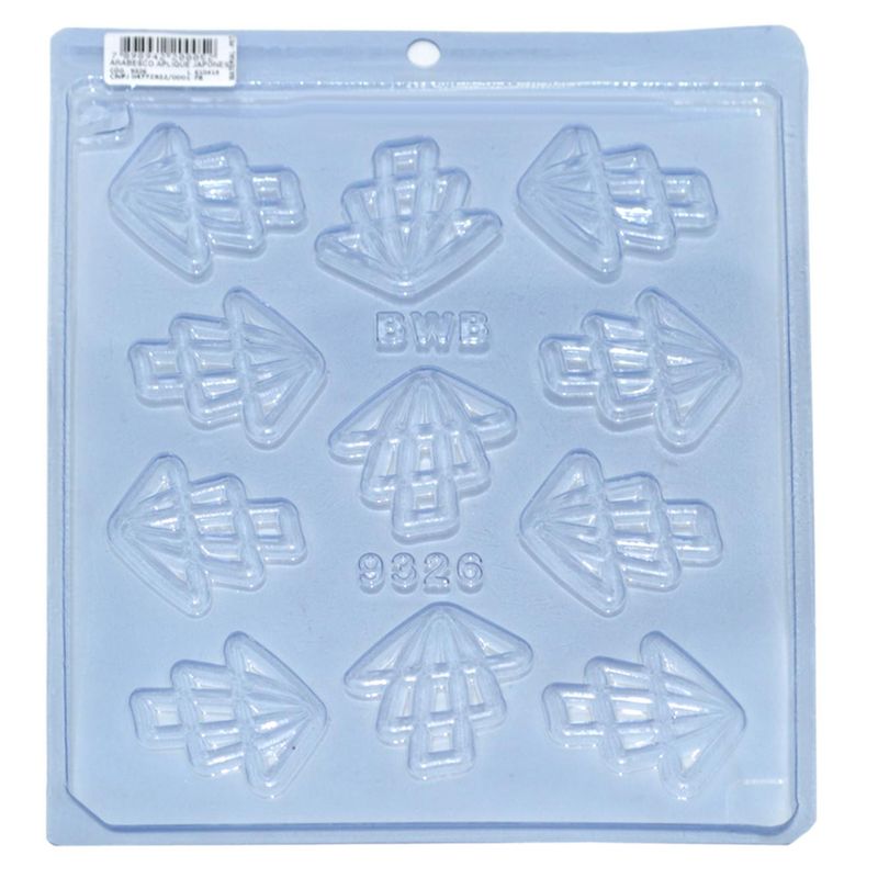 Forma em Acetato Aplique Arabesco Japonês RF-9326 BWB (01UND)
