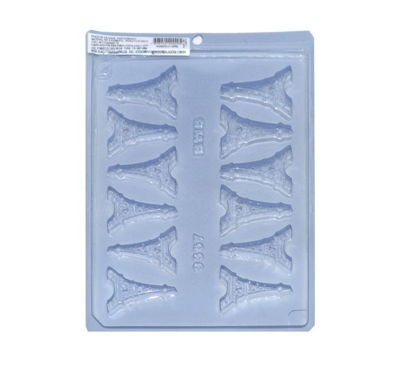 Forma em Acetato Arabesco Torre Eiffel Ref. 9357 BWB (01UND)