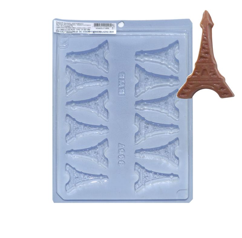 Forma em Acetato Arabesco Torre Eiffel Ref. 9357 BWB (01UND)
