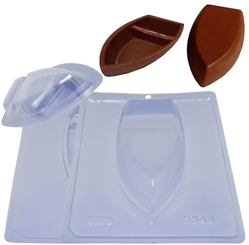 Forma em Acetato com Silicone Barca de Chocolate Tamanho G Ref. 9544 BWB (01UND)
