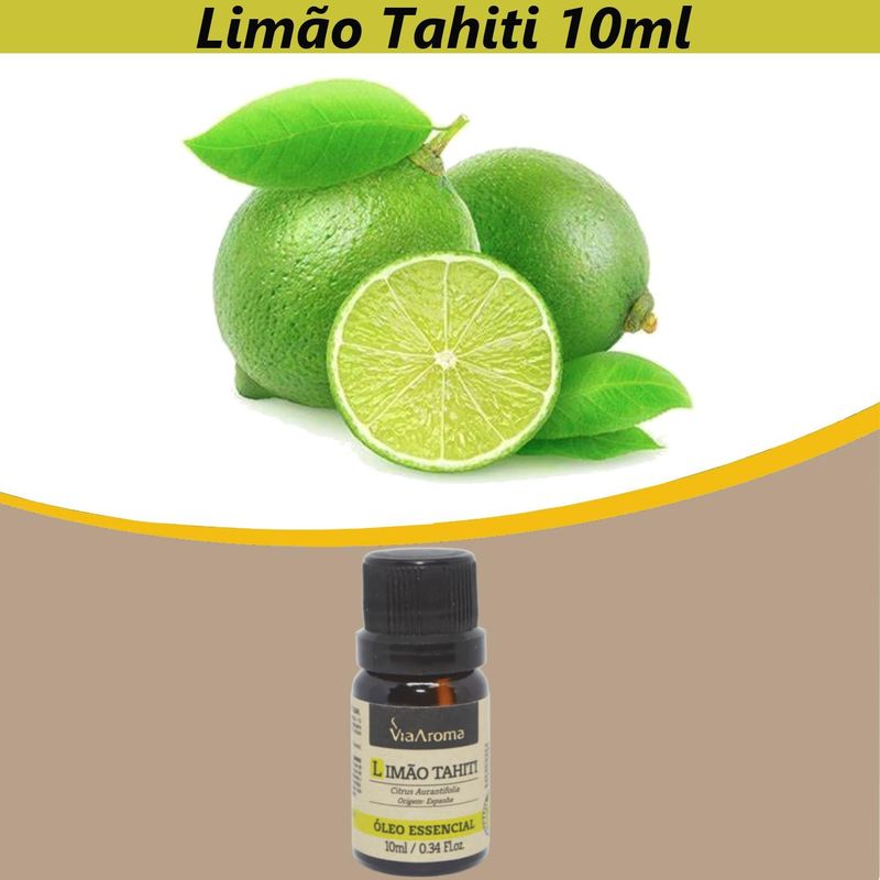 Óleo Essencial Limão Tahiti Via Aroma (10ml)