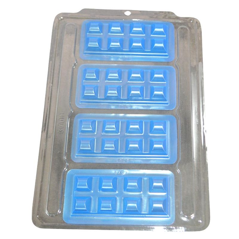 Forma de Acetato com Silicone SP Tablete Casca Fina 40g Ref. 3701 BWB (01 unidade)
