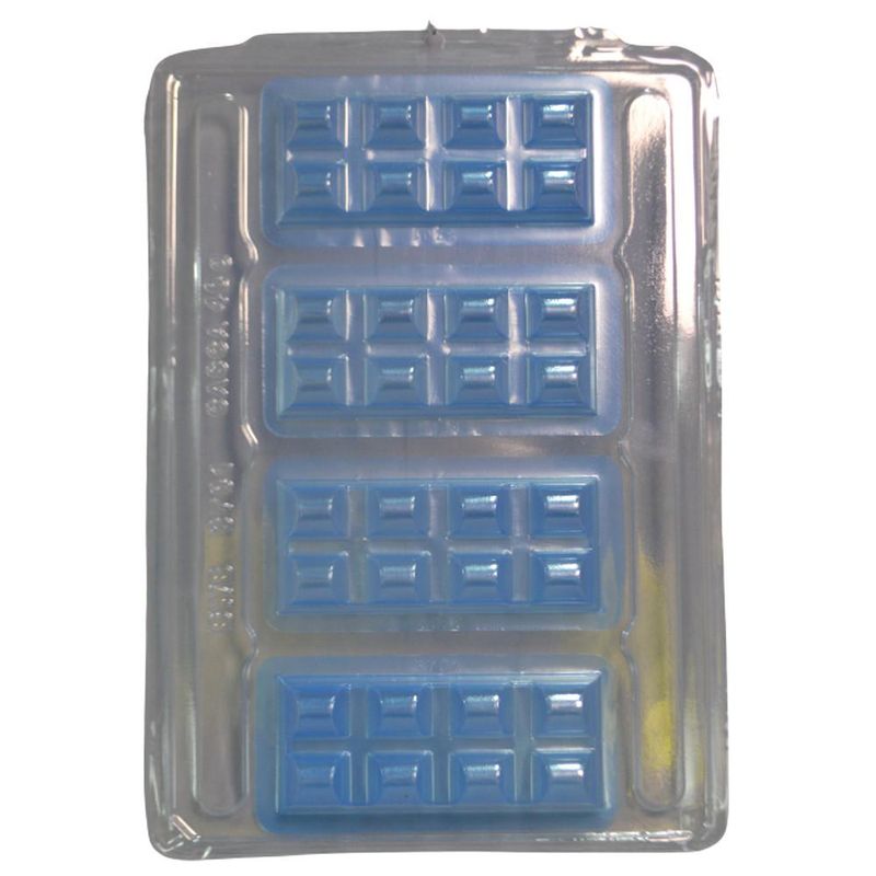 Forma de Acetato com Silicone SP Tablete Casca Fina 40g Ref. 3701 BWB (01 unidade)