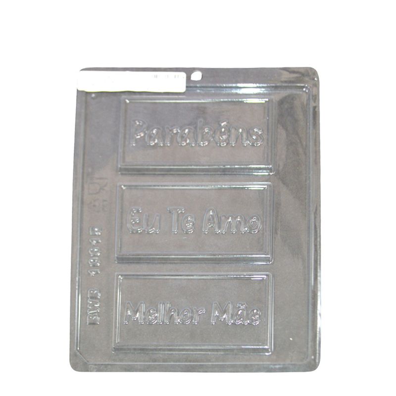 Forma de Acetato Simples Tablete Mensagens Ref. 10615 BWB (01 unidade)