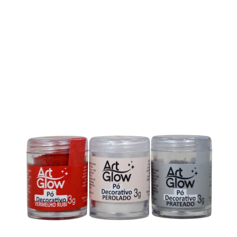 Pó Decorativo ArtGlow (5 gramas)-prateado