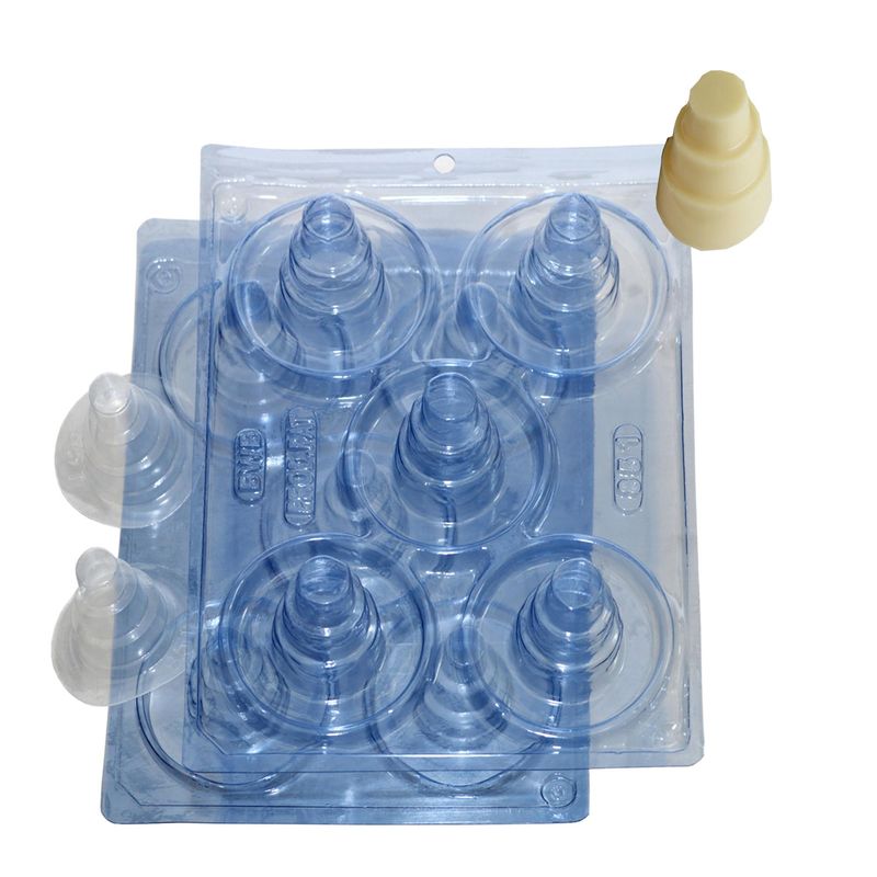 Forma em Acetato com Silicone Bolo Pequeno RF-851 BWB (01UND)