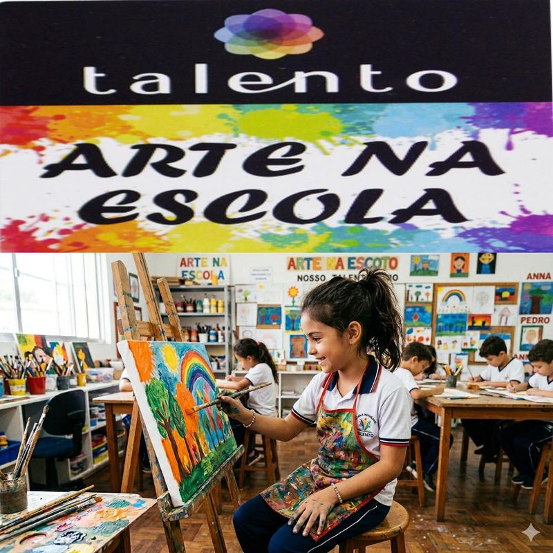 Tela Arte na Escola de Algodão P/ Pintura Artística Talento (01 unidade)-10x15cm