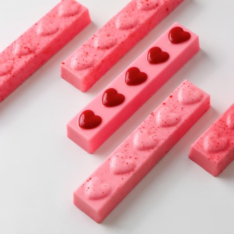Forma de Acetato C/ Silicone Barrinha do Amor 13gr Ref. 10634 BWB (01 unidade)