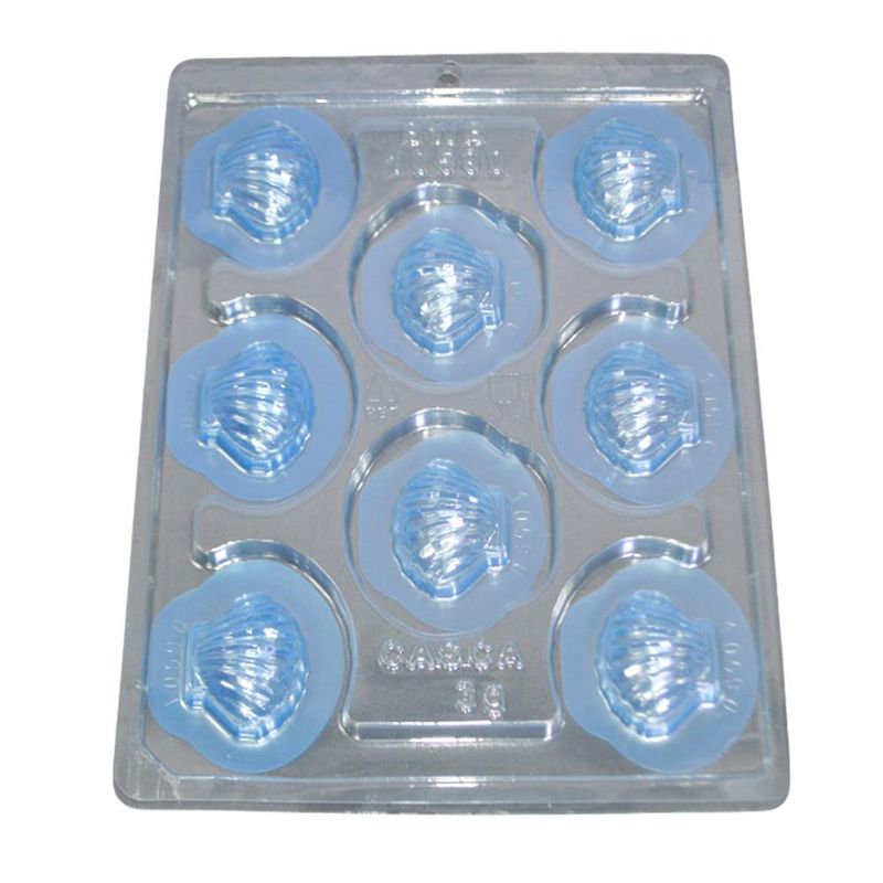 Forma de Acetato C/ Silicone Concha Lapidada 3gr Ref. 10590 BWB (01 unidade)