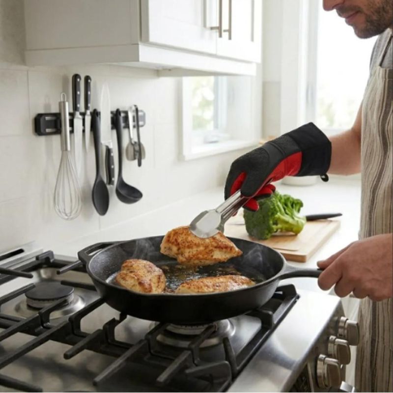 Pegador de Inox Universal P/ Massas e Carnes Liso 24cm Ref. 016 Solrac (01 unidade)