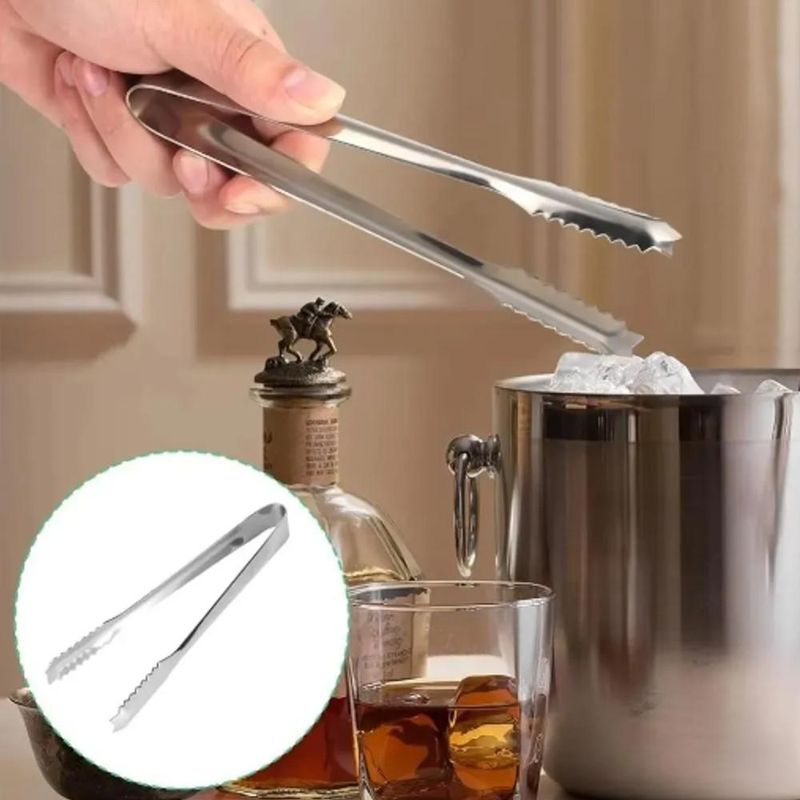 Pegador de Inox Universal P/ Gelo Bar e Cozinha 19cm Ref. 002 Solrac (01 unidade)