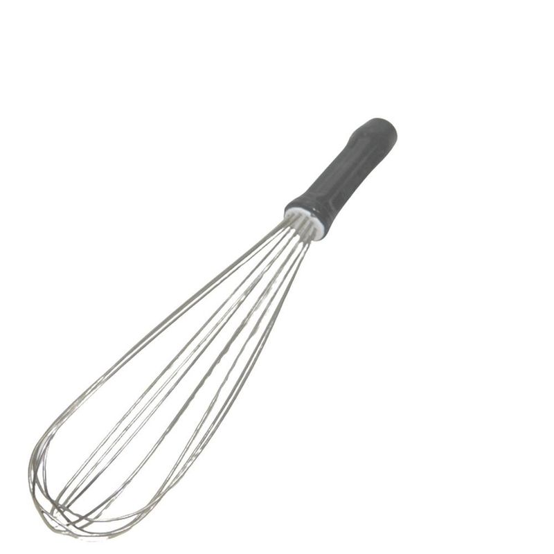 Batedor de Ovos (Fuet) de Aço Inox Preto 25x7cm Solrac (01 unidades)