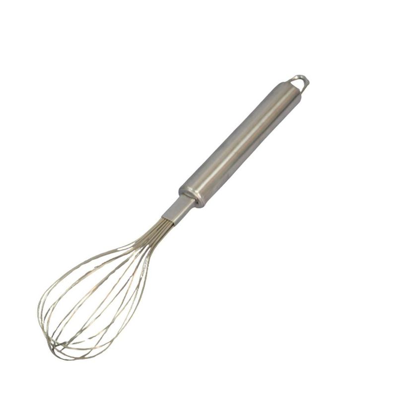 Batedor de Inox Fuet Tipo Pera P/ Ovos 24.5x5cm Solrac (01 unidade)