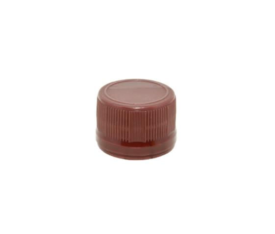 Tampa Lacre Rosca 24mm Marrom (01 unidade)