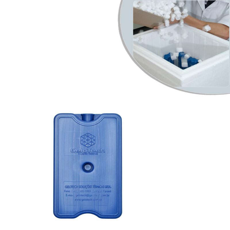 Gelo Rígido Reutilizável 200ml Gelotech (01 unidade)