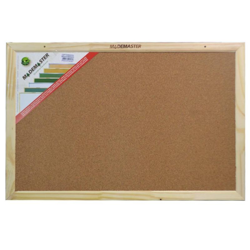 Quadro Aviso de Cortiça C/ Moldura de Madeira 40x60cm Mademaster (01 unidade)