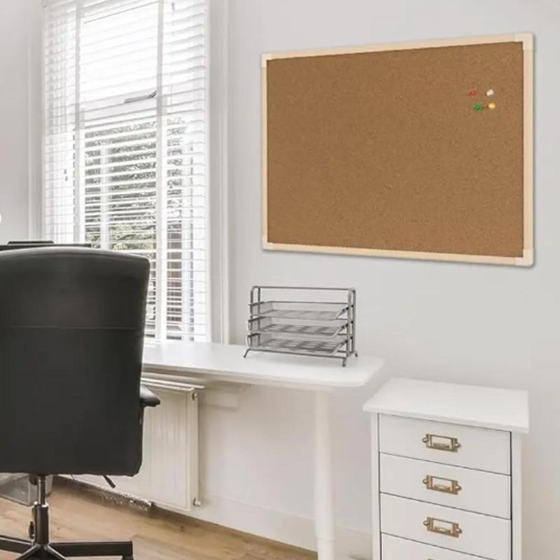 Quadro Aviso de Cortiça C/ Moldura de Madeira 40x60cm Mademaster (01 unidade)