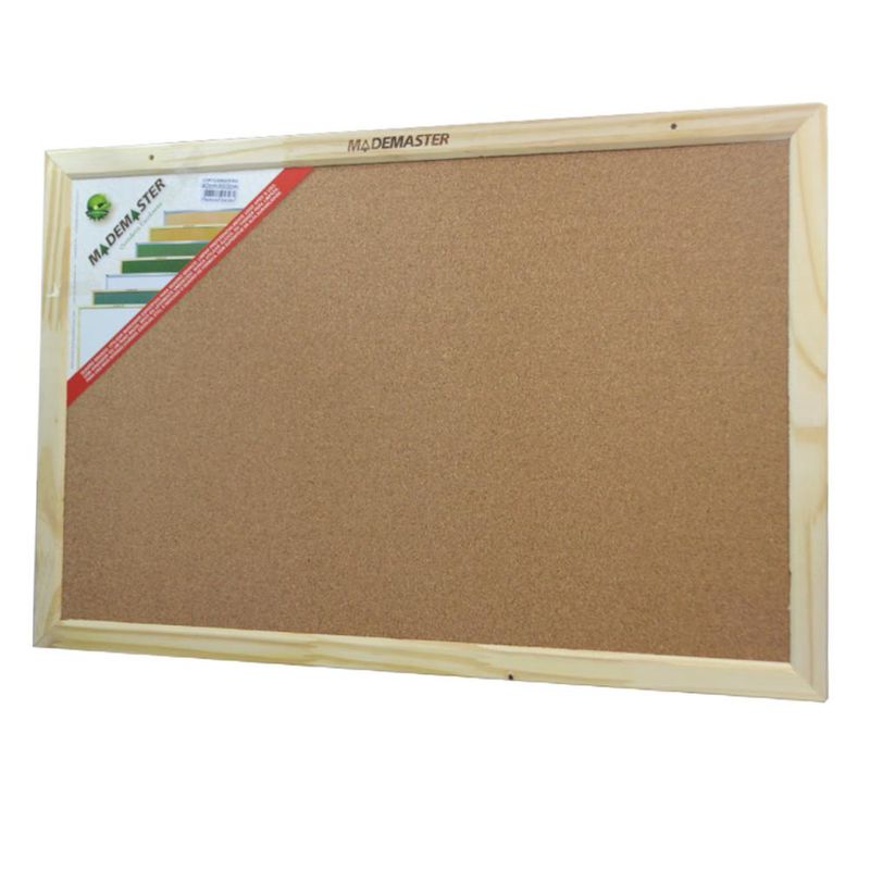 Quadro Aviso de Cortiça C/ Moldura de Madeira 40x60cm Mademaster (01 unidade)