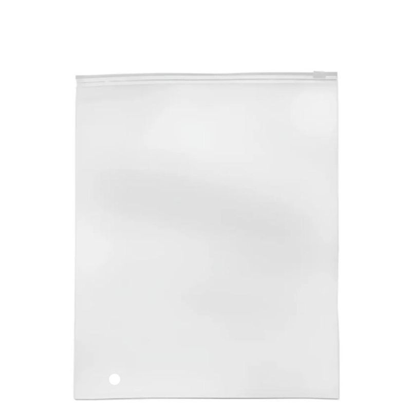 Saco Plástico Trilho Zip Transparente Fosco 20x30cm BM36 (10 unidades)