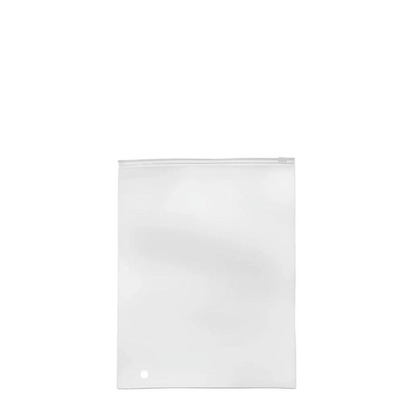 Saco Plástico Trilho Zip Transparente Fosco 15x20cm BM36 (10 unidades)
