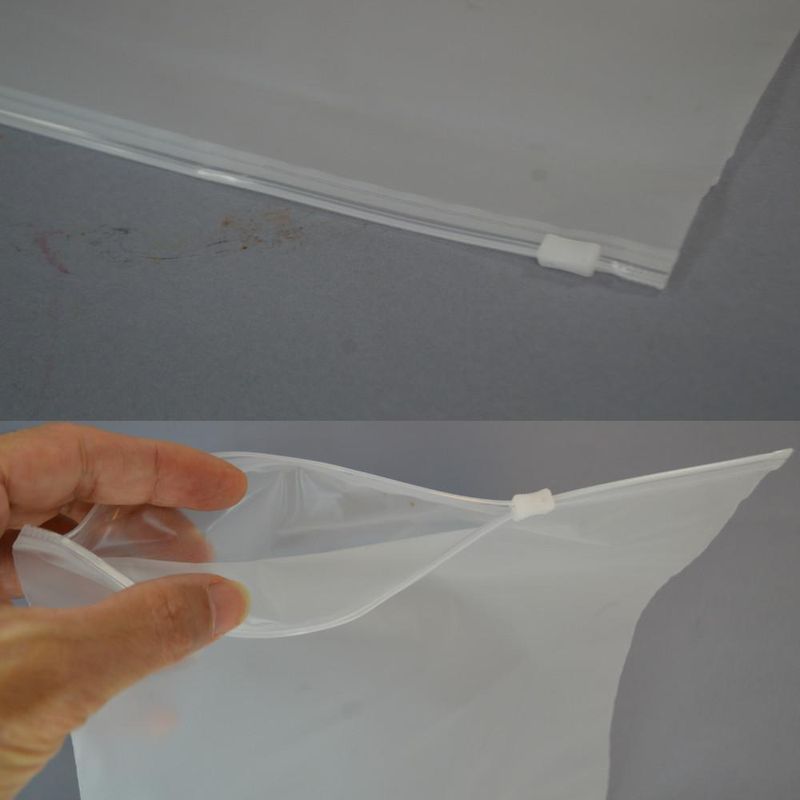 Saco Plástico Trilho Zip Transparente Fosco 15x20cm BM36 (10 unidades)
