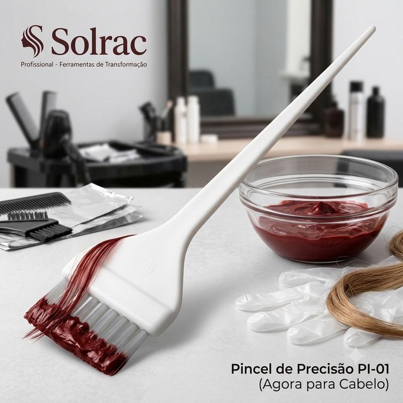 Pincel P/ Culinário Branco Ref. PI-01 Solrac (01 unidade)