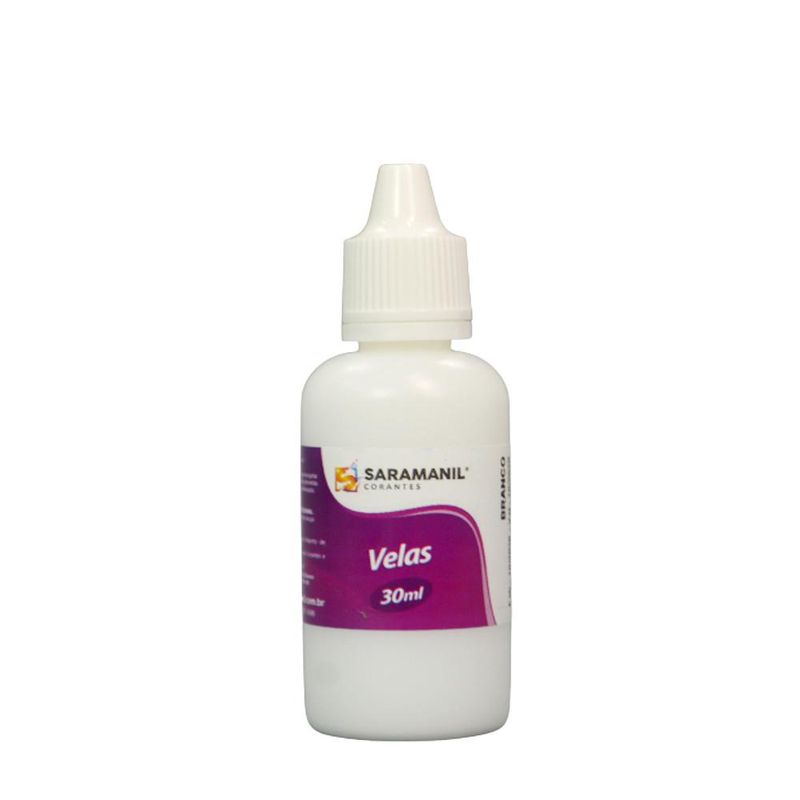 Corante Líquido para Velas Branco Saramanil (30ml)
