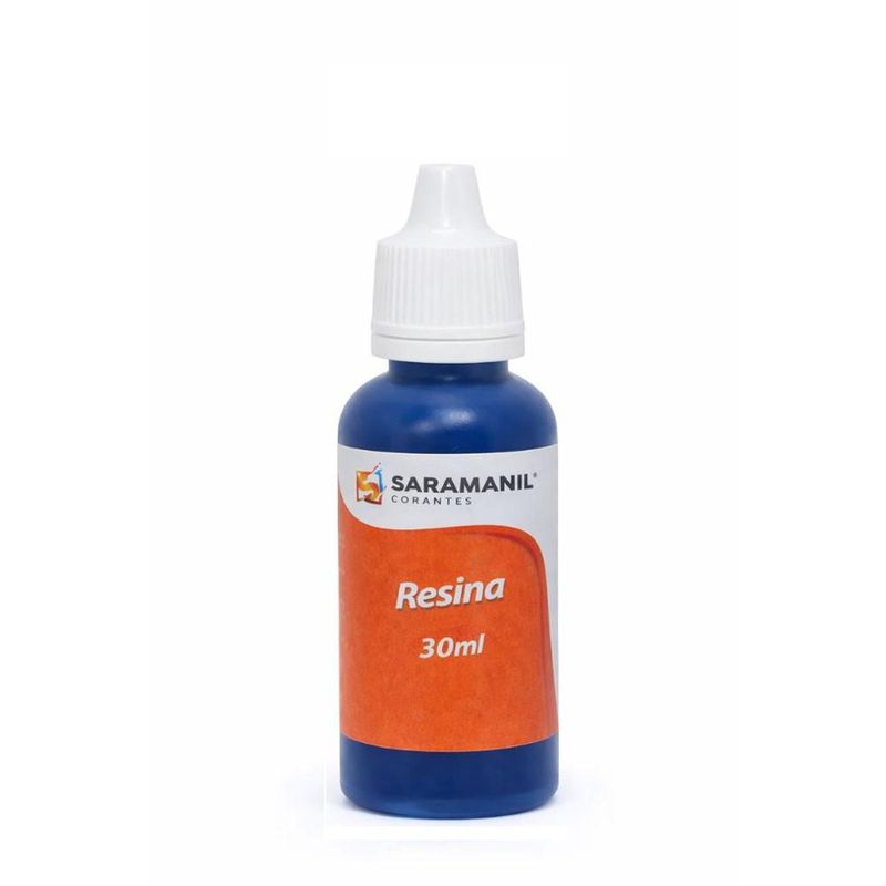 Pigmento Líquido para Resina Azul Básico Saramanil (30ml)