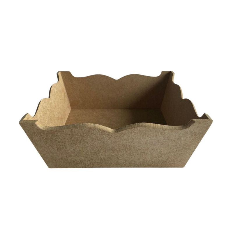 Bandeja de MDF Milão M Ref.: 11030 18x18x8cm Contraste (01 Unidade)