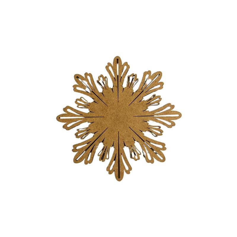 Aplique de MDF Resplendor Espírito Santo 10x10cm Contraste (01 Unidade)