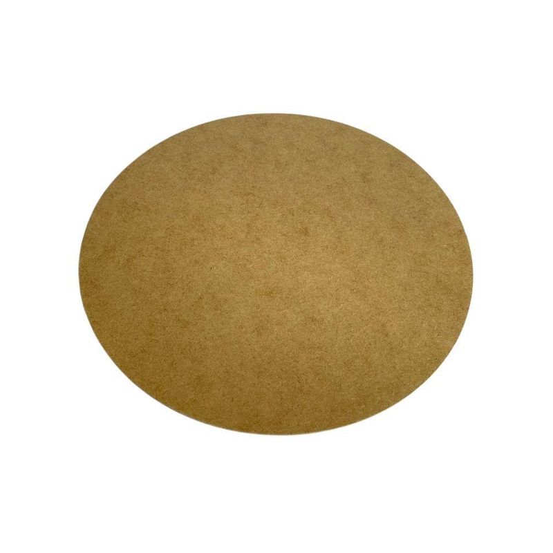 Placa de MDF Redonda 25x25cm Contraste (01 Unidade)