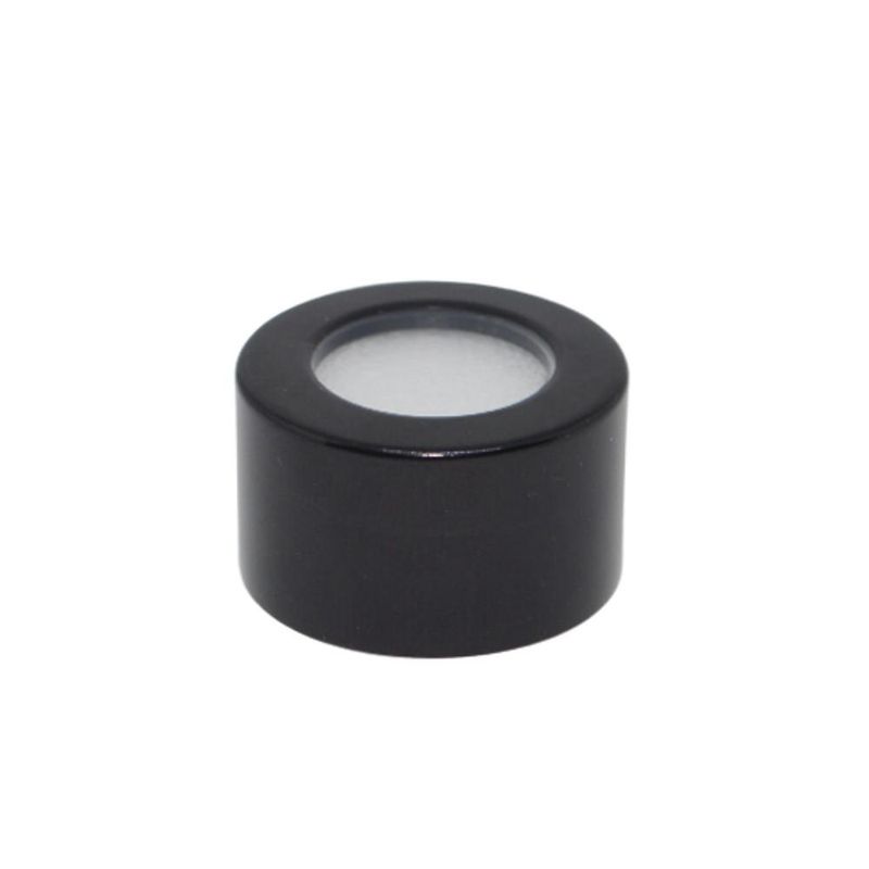 Tampa de Plástico Luxo P/ Difusor C/ Furo Rosca 28/410 Preta Irmãos Haluli (01 unidade)